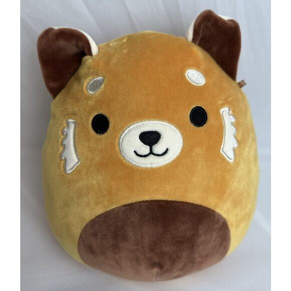 SQUISHMALLOWS SETH THE RED PANDA 10" STUFFED PLUSH DOLL TOY Excellent Condition - Picture 1 of 7